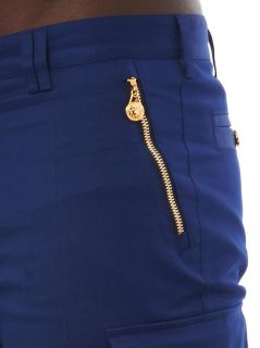 Straight leg cotton blend cargo trousers  Versace  MATCHESFA