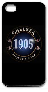 Chelsea Logo FC HD image case cover for iphone 4/4S black A Nice Present: Cell Phones & Accessories