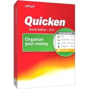 Intuit Quicken 2013 Starter Edition   Complete Product   1 User Intuit Clearance