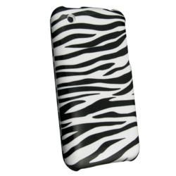 Zebra Hard Case Cover/ Screen Protector for Apple iPhone 3G/ 3GS Eforcity Cases & Holders