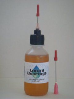 Large 2 oz bottle of Liquid Bearings synthetic oil for Wall Clocks, Provides Superior Lubrication, Also Inhibits Corrosion  