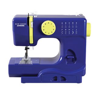 Janome Buzzin Blue 1/2 Size Portable Sewing Machine Janome Sewing Machines