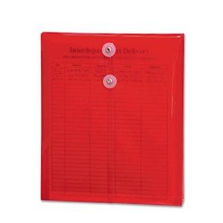 Smead Envelope with String Tie Closure, Top Loading, Letter Size, Red Poly, 5 per Pack (89547) : Filing Envelopes : Office Products