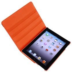 Orange Leather Case/ Screen Protector/ Chargers for Apple iPad 3 BasAcc Cases & Holders