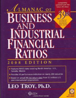 Almanac of Business & Industrial Financial Ratios 2008 Accounting
