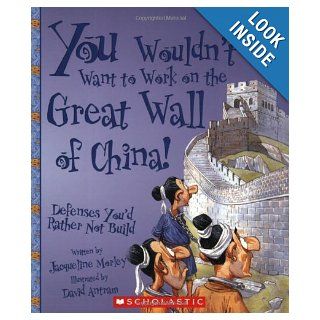 You Wouldn't Want to Work on the Great Wall of China!: Defenses You'd Rather Not Build: Jacqueline Morley, David Salariya, David Antram: 9780531124499: Books