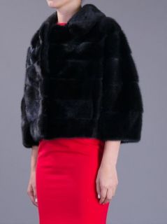 Mavina Cropped Mink Fur Coat