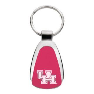 University of Houston   Teardrop Keychain   Red : Sports Related Key Chains : Sports & Outdoors