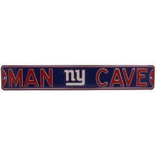 NFL New York Giants 36" x 6" Royal Blue Man Cave Street Sign : Sports Related Pennants : Sports & Outdoors