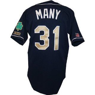 # 31 Notre Dame Baseball Navy Game Used Jersey : Sports Related Collectibles : Sports & Outdoors
