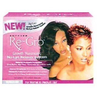 Empress Re Gro Growth Maximizing No Lye Relaxer System REGULAR  Hair Relaxer  Beauty