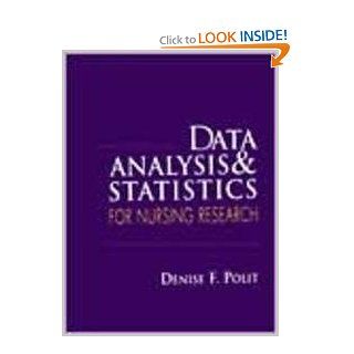 Supplement: Data Analysis and Statistics for Nursing Research Value Pack   Data Analysis and Statistics for Nursing Research 1/E (9780838515143): Polit: Books