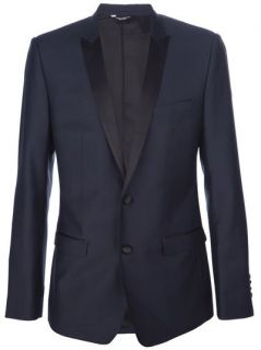 Dolce & Gabbana Suit With Contrast Piping