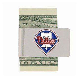 Philadelphia Phillies Enameled Metal Money Clip/Card Holder   MLB Baseball Fan Shop Sports Team Merchandise  Sports Related Merchandise  Sports & Outdoors