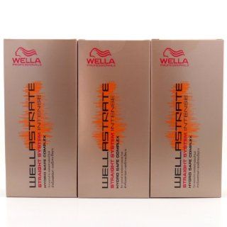 3 Boxes Wella Strate Straightener Straightening System Intense Hair Cream Made in Thailand: Health & Personal Care
