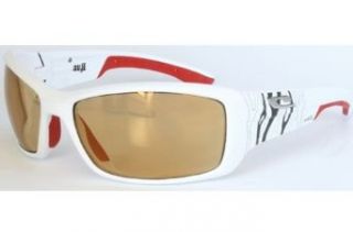 Julbo Standard Run Performance Sunglasses with Zebra Lens, White Zebra Team/Red: Sports & Outdoors