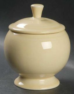 Homer Laughlin  Fiesta Ivory Individual Sugar Bowl & Lid, Fine China Dinnerware
