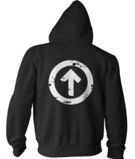 ABOVE THE INFLUENCE black WHITE drugs pullover HOODIE Clothing