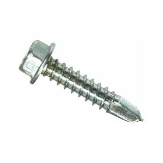 The Hillman Group 560354 12 14 Inch x 3/4 Inch Washer Head Self Drilling Screw, 100 Pack: Home Improvement