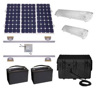 Suninone Solar Shed Lighting and Power Kit Iv, High Quality, Turn Key Kit, American Manufactured : Solar Panels : Patio, Lawn & Garden