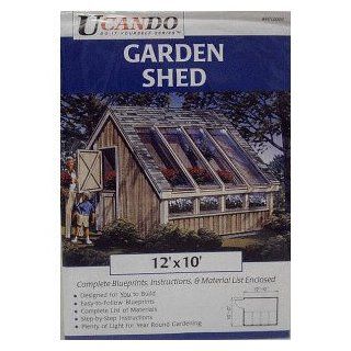 Garden Shed Plans   12 x10 ft : Tools Products : Patio, Lawn & Garden