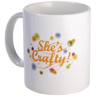 She's Crafty Mug by CafePress: Kitchen & Dining