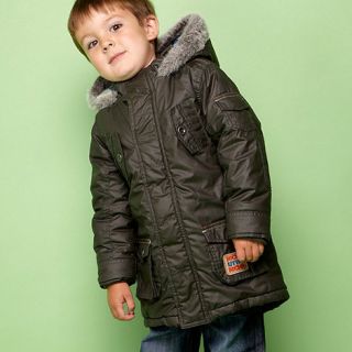 RJR.John Rocha Designer boys brown hooded parka jacket