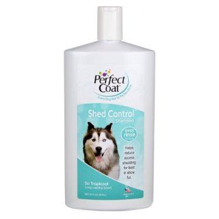 Perfect Coat Shed Control Shampoo for Dogs, 32 Ounce Bottle, Tropical Mist Scent : Pet Shampoos : Pet Supplies