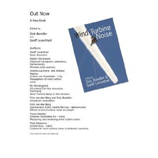 Wind Turbine Noise: R. Bowdler and G. Leventhall: 9781907132308: Books