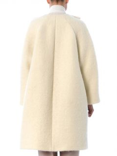 Collarless mohair wool coat  Giambattista Valli  MATCHESFASH