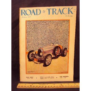 1957 57 January ROAD and TRACK Magazine, Volume 8 Number # 5 (Features: Road Test On Austin Healey 100 Six & Simca V 8 "Versailles"): Road and Track: Books