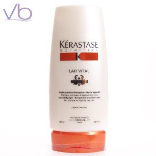L'Oreal Kerastase Nutritive Lait Vital Incredibly Light Nourishing Care 200ml/6.8oz   for Normal to Slightly Dry Hair : Standard Hair Conditioners : Beauty