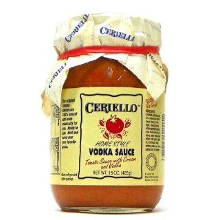Ceriello   Homestyle Tomato Vodka Sauce, (4)  15 oz. Jars : Tomato And Marinara Sauces : Grocery & Gourmet Food