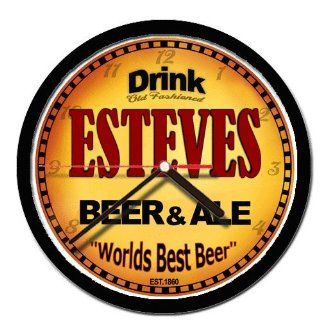 ESTEVES beer and ale cerveza wall clock : Everything Else