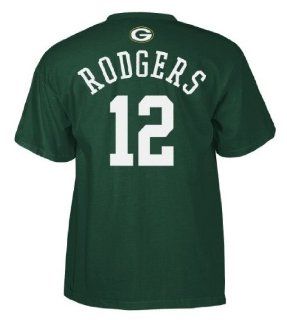 Aaron Rodgers Green Bay Packers Jersey Name and Number Green T shirt : Athletic Jerseys : Sports & Outdoors