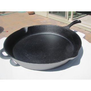 Camp Chef Seasoned Cast Iron skillet, 14 Inch Diameter Heavy Duty Cookware: Kitchen & Dining