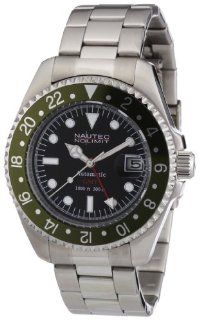 Nautec No Limit Herren Armbanduhr Deep Sea DS AT GMT/STSTGRBK: Uhren