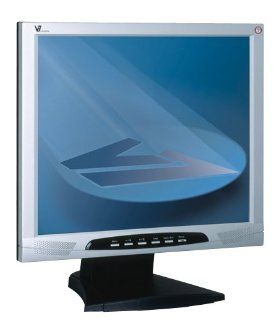 V7 Videoseven 48,3 cm TFT Monitor L19PS silber/schwarz: Computer & Zubehr