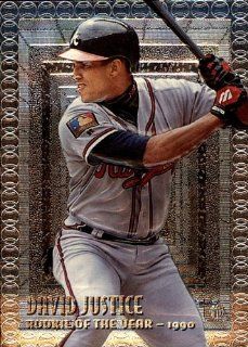 1995 Topps   David Justice   Atlanta Braves   Card # 101: Sports & Outdoors