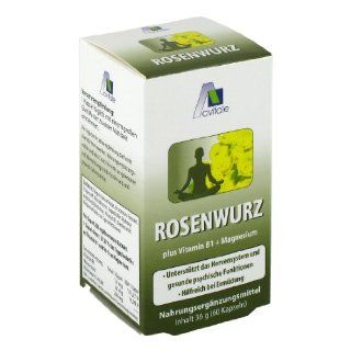 Avitale Rosenwurz Kapseln 200 mg, 60 Stck, 1er Pack (1 x 33 g): Lebensmittel & Getrnke