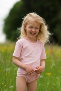 Engel Natur Mdchen Slip rosa, Gr. 104, aus Bio Baumwolle kbA mit Ajour Muster: Baby
