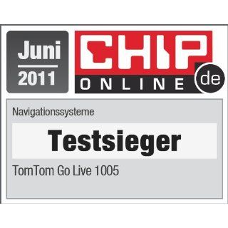 TomTom GO LIVE 1005 Navigationssystem (13 cm (5 Zoll) Fluid Touch Display, HD Traffic, Google, Bluetooth, Parkassistent, Europa 45): Navigation & Car HiFi