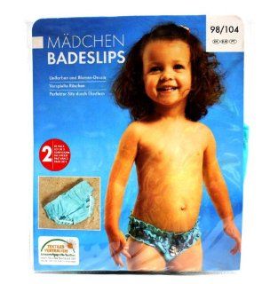 Mdchen Baby Badeslip Bikini 2er Pack 98/104 Neu: Sport & Freizeit