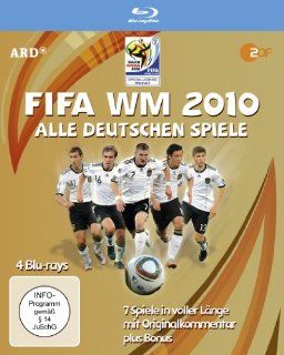 FIFA WM 2010   Alle deutschen Spiele (4 Blu ray Box): Fussball Nationalmannschaft, Studio Hamburg (Alive): DVD & Blu ray