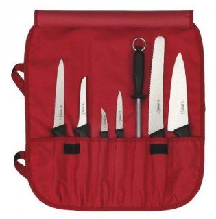 Rolltasche 7 teilig  Rot: Küche & Haushalt