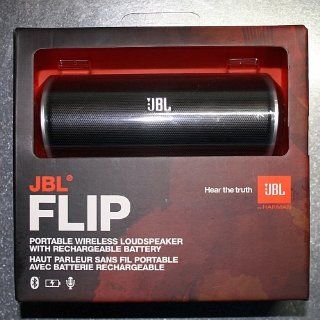 JBL Flip portabler Stereo Aktiv Lautsprecher mit Akku/Bluetooth/Bassreflex/Mikrofon schwarz: Heimkino, TV & Video