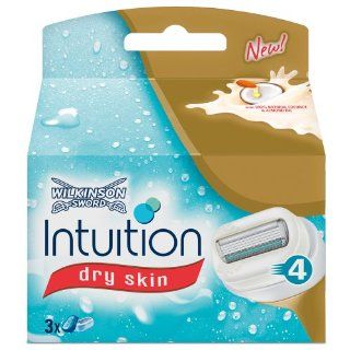 Wilkinson Sword Intuition Dry Skin Klingen, 3 Stck: Drogerie & Körperpflege