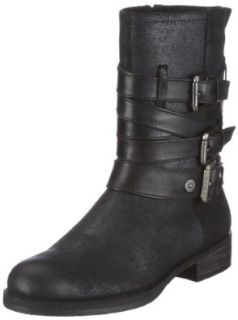 JETTE Easy Living Flat Booty 63/12/04127, Damen, Stiefel, Schwarz (black 900), EU 37 (UK 4) (US 4): Schuhe & Handtaschen