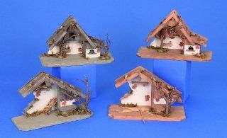 Holzhaus Modell Krippe 30cm: Küche & Haushalt