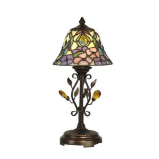 Dale Tiffany Crystal Peony Accent Table Lamp